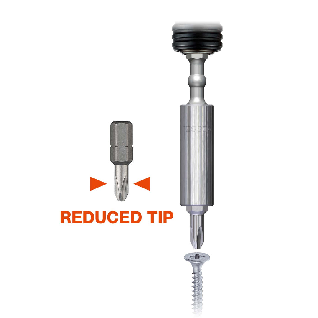Vessel Tools DWPH250P2 DRYWALLER Power Bit (PH2 x 50 mm, 2 pcs.)