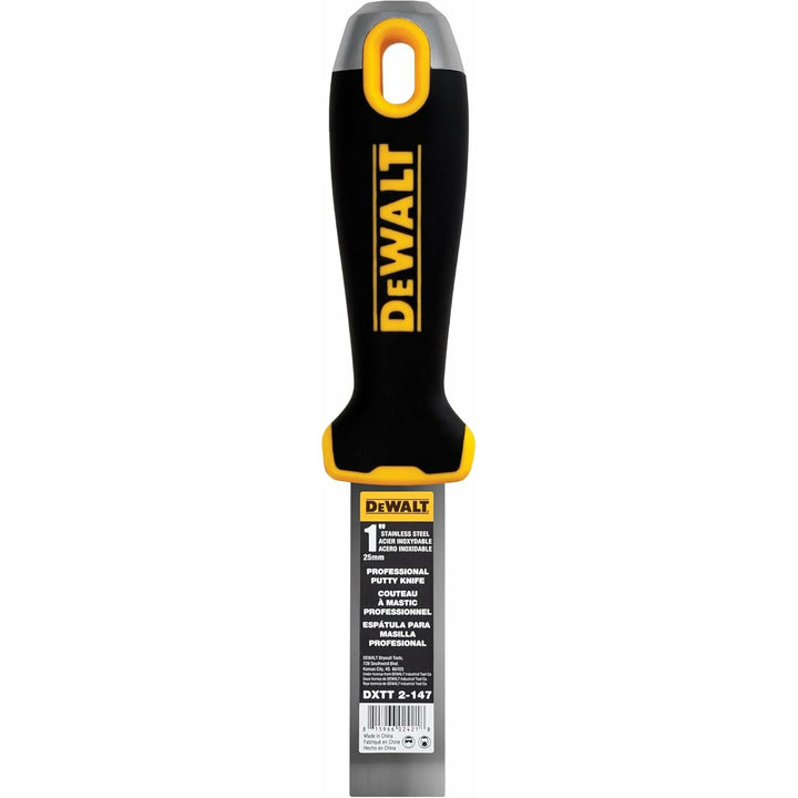 Dewalt DXTT-2-147 1 in. Stainless Steel Joint Knife with Soft Grip Handle