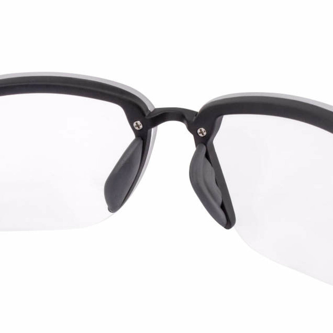 Crossfire ES5W Premium Safety Eyewear - Matte Black Frame - Clear Lens