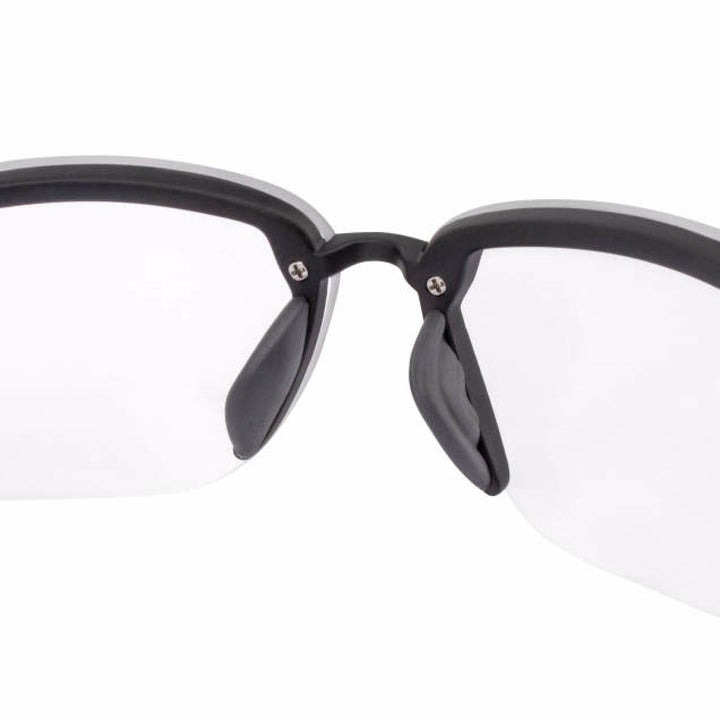Crossfire ES5W Premium Safety Eyewear - Matte Black Frame - Clear Lens