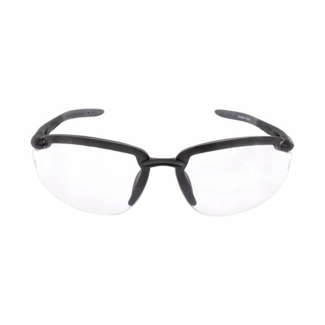 Crossfire ES5W Premium Safety Eyewear - Matte Black Frame - Clear Lens