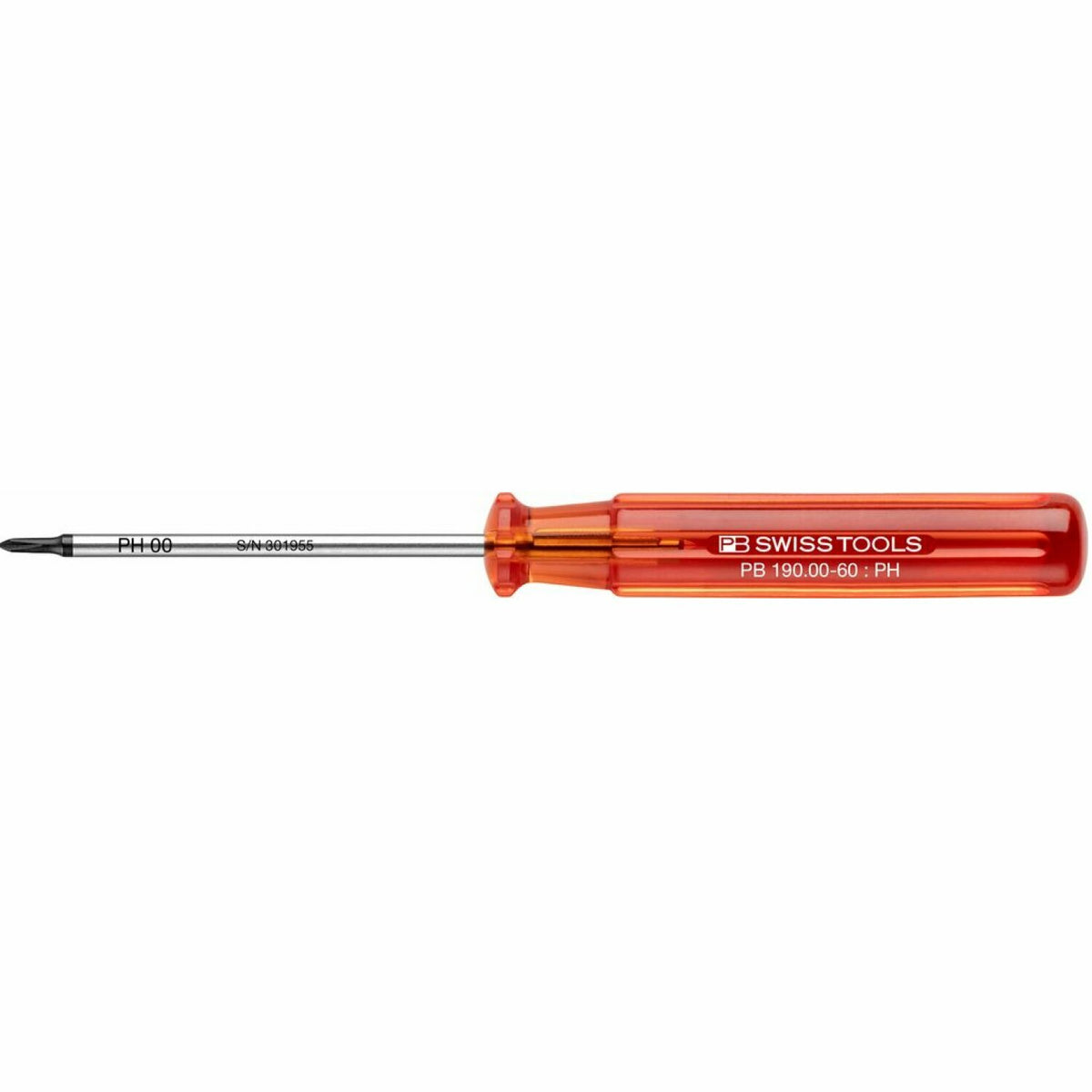 Tournevis ESD Phillips PH000 – 60 Mm – Bernstein – Antistatique Pour électronique