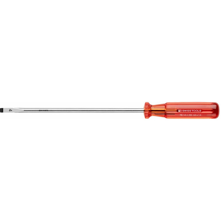 PB Swiss Tools PB 140.4-200 Slotted Classic Screwdriver 6.5 x 200 mm