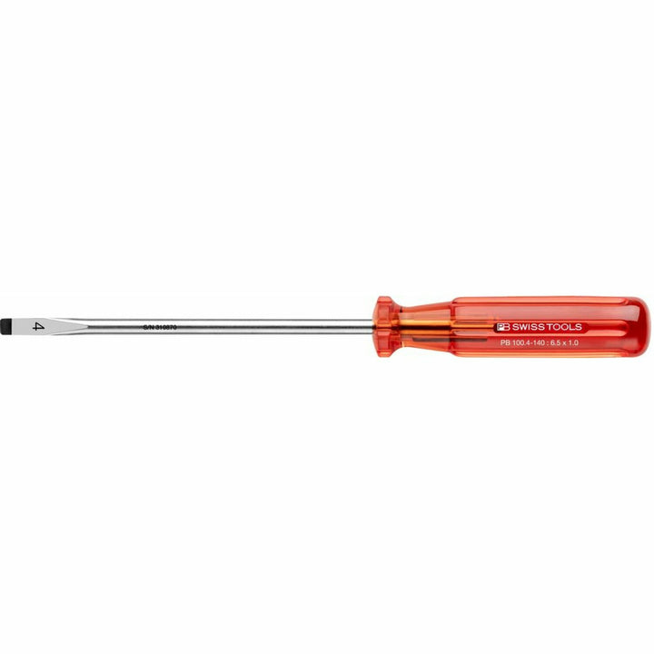 PB Swiss PB 100.4-140 Slotted Classic screwdrivers, 6.5mm x 140mm