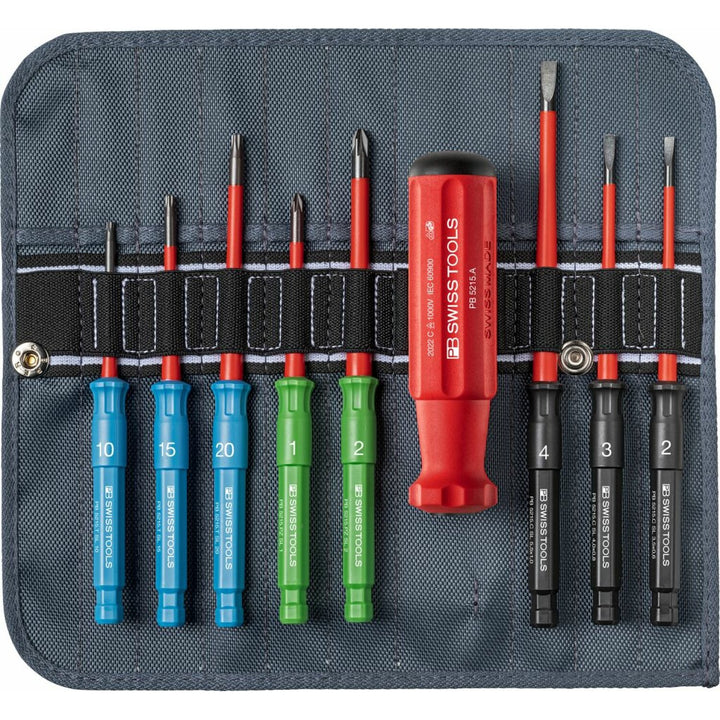 PB Swiss Tools PB 5218.SU Classic VDE Slim Screwdriver Set