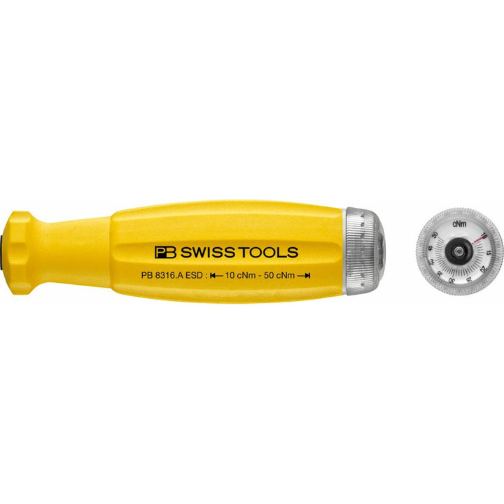 PB Swiss Tools PB 8316.A 10-50 ESD ESD MecaTorque, Torque Screwdriver