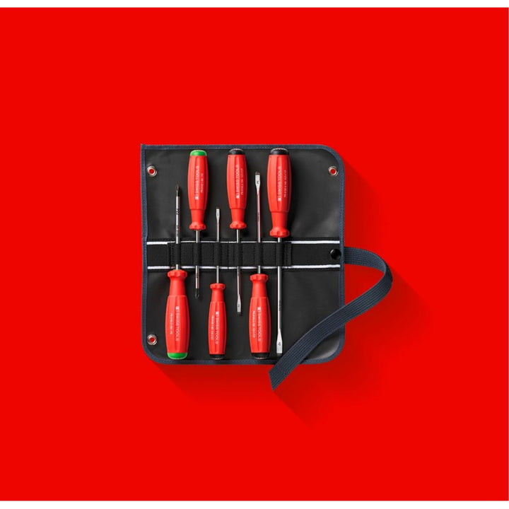 PB Swiss Tools PB 8562.SU GY SwissGrip Screwdriver set, 6 Pieces