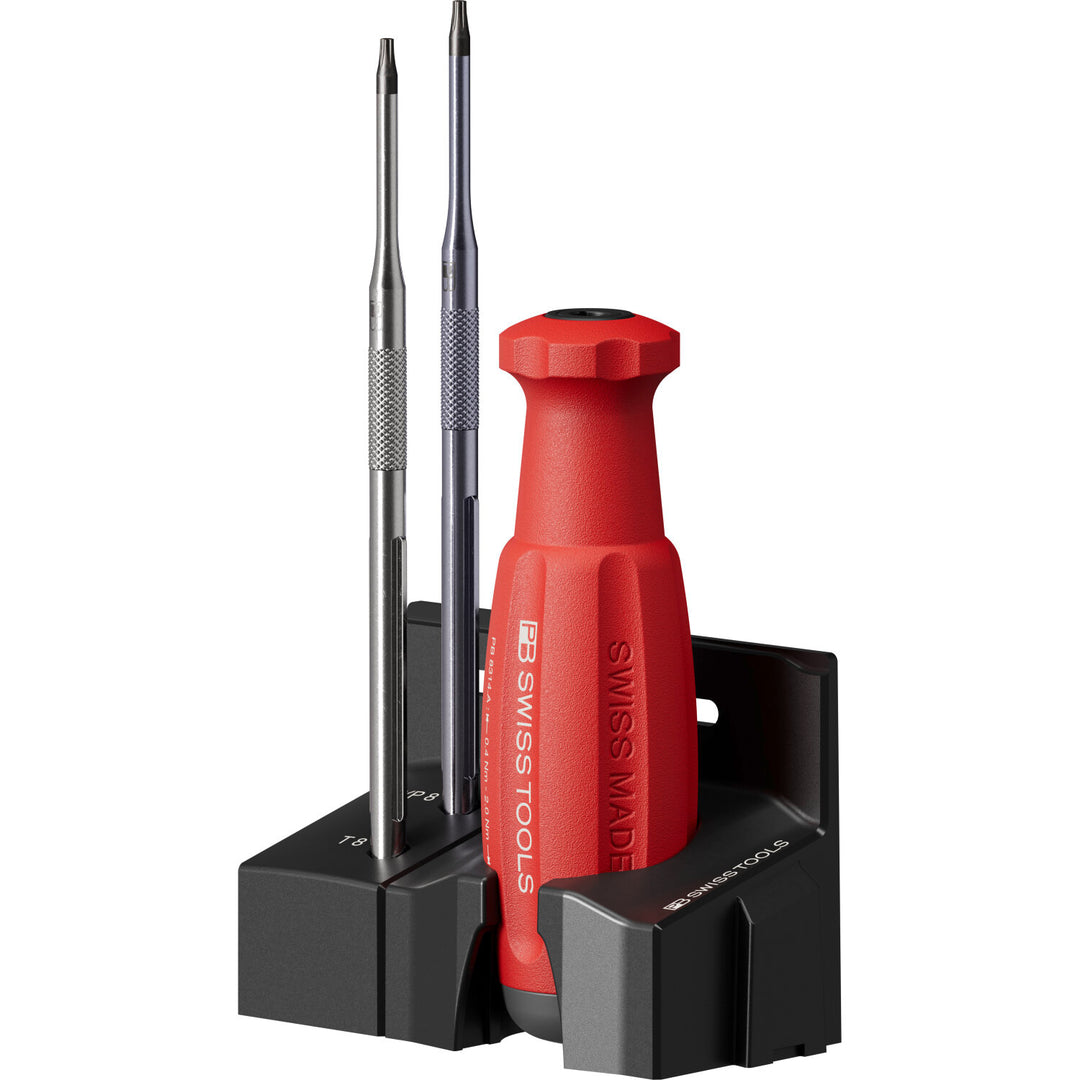 PB Swiss Tools PB 8314.A 1,2 Set MecaTorque Preset Torque Handle, Set In Holder
