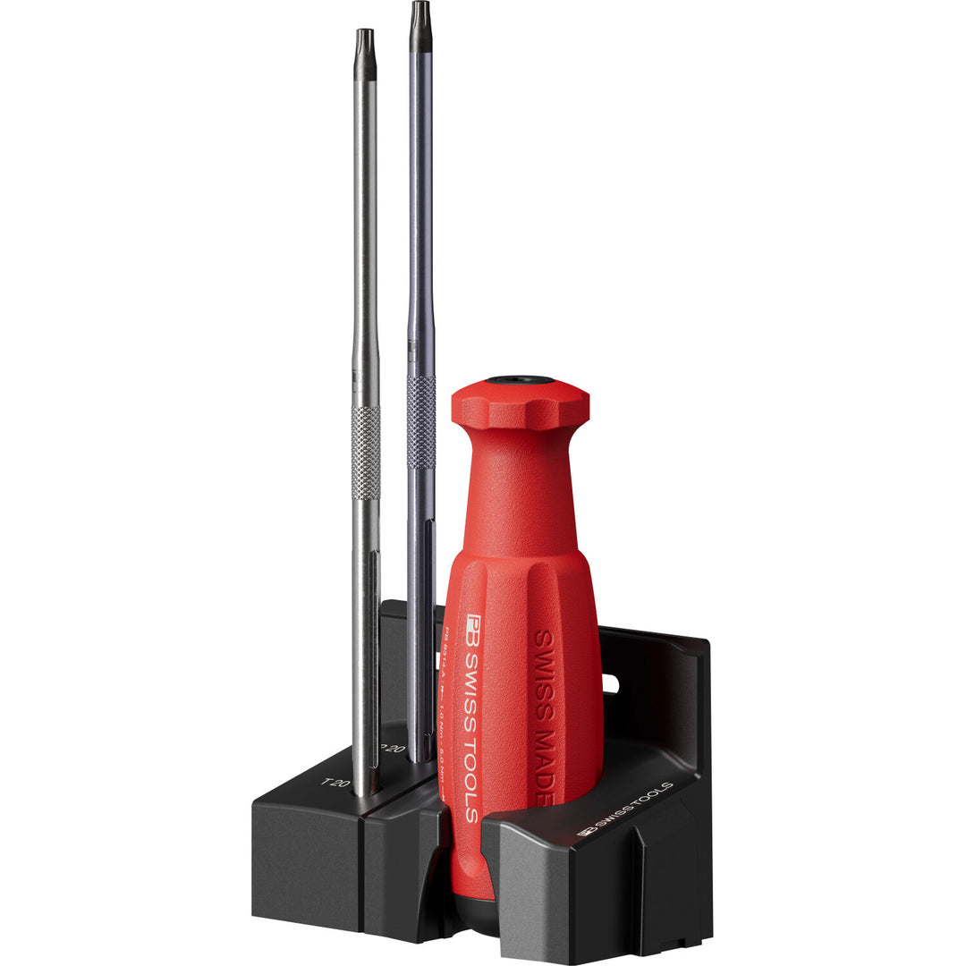 PB Swiss Tools PB 8314.A 5,0 Set MecaTorque Preset Torque Handle, Set In Holder