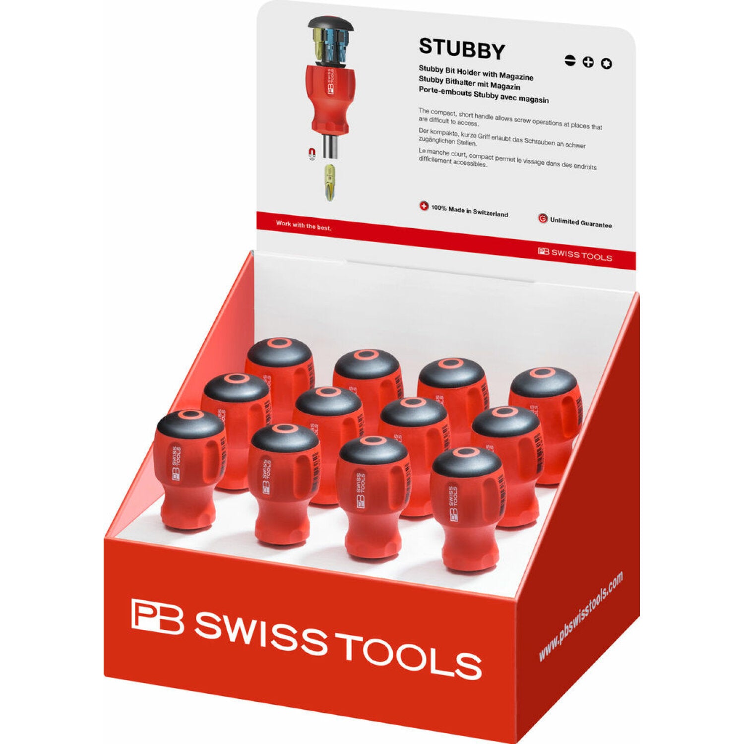 PB Swiss Tools PB 8453.POS Insider Stubby-Pocket 6 Pcs – Haus of Tools