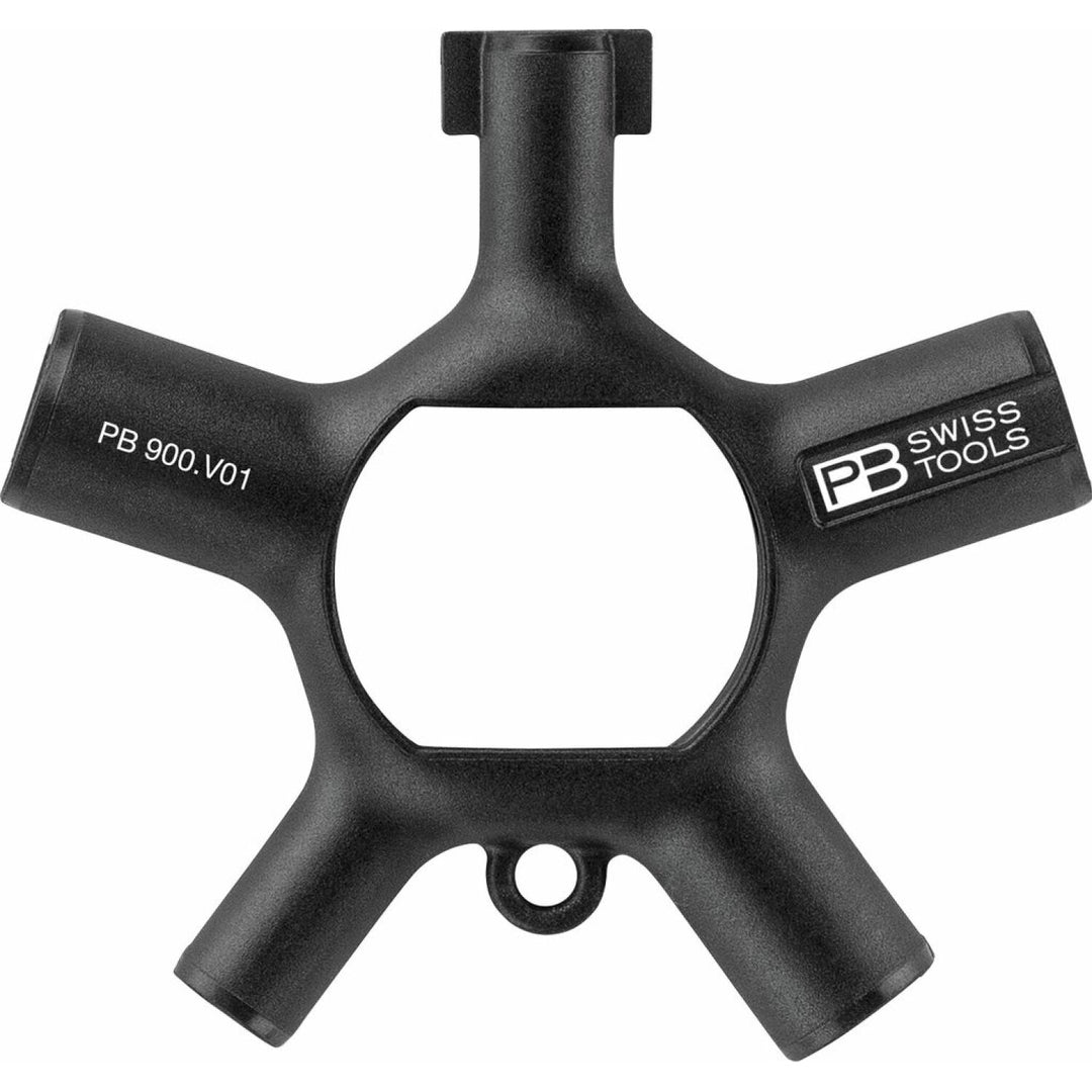 PB Swiss PB 900.V02 Universal Cabinet Key with Square, Triangular, Cutting Width, Double bit, 8 Pcs