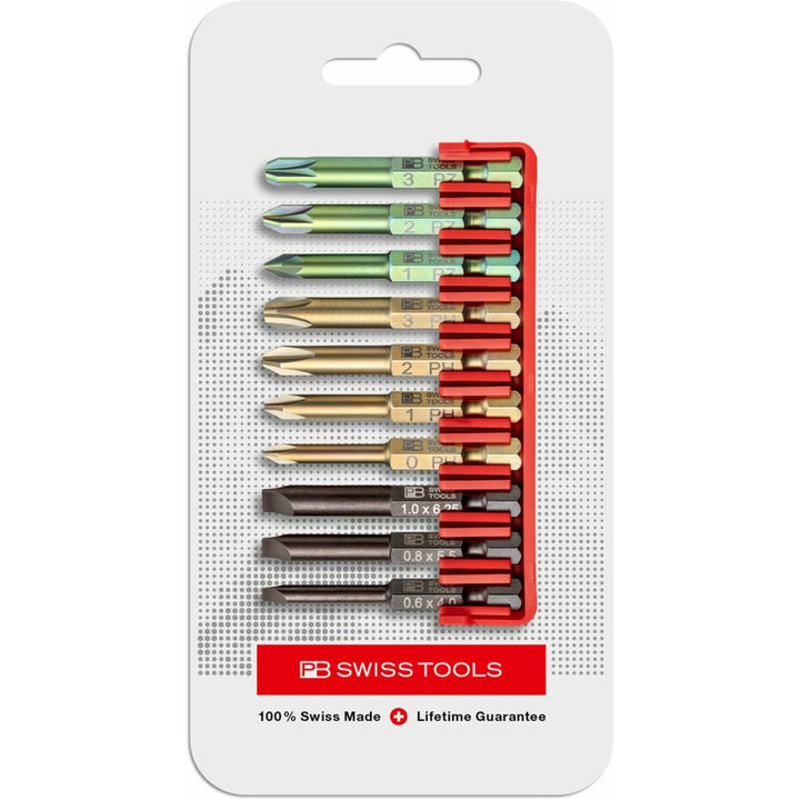 PB Swiss Tools PB E6.701 CN 10 PrecisionBits E6, in BitBlock