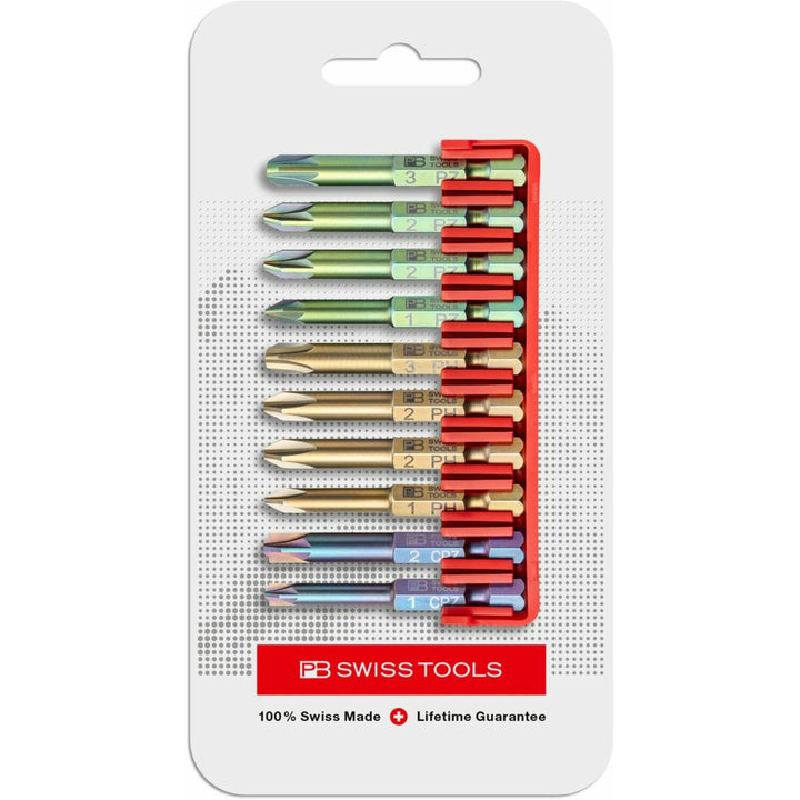PB Swiss Tools PB E6.712 CN 10 PrecisionBits E6, in BitBlock