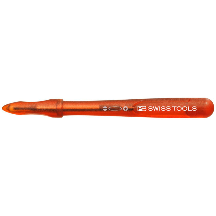 PB Swiss Tools PB 168.0 Red Interchangeable blade screwdriver, for slotted/Phillips screws, PH0/SL0