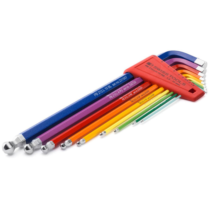 PB Swiss Tools PB 212.LH-10 RB Rainbow Ball End Hex Set, 1.5 - 10 mm, –  Haus of Tools