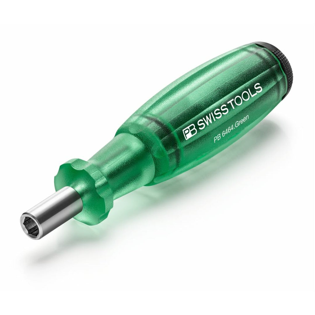 PB Swiss PB 6464.Green Bit Holding Screwdriver with Magazine, Slotted, Phillips, TORX®, 9 Pcs