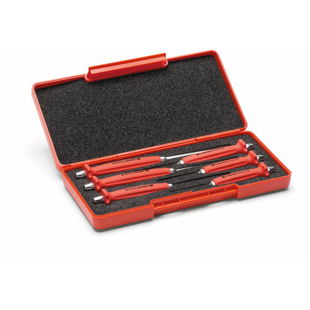 PB Swiss Tools PB 758.SET Grip Parallel Pin Punch Set, 6 pcs
