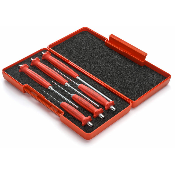 PB Swiss Tools PB 758.SET Grip Parallel Pin Punch Set, 6 pcs