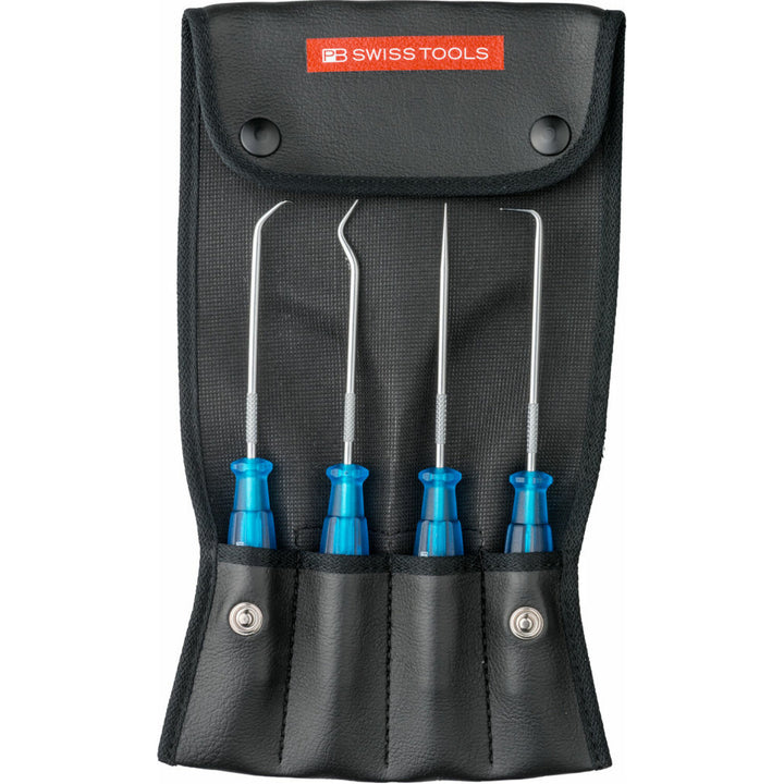 PB Swiss Tools PB 7681.Set PickTool with multicraft handle, 4-piece set