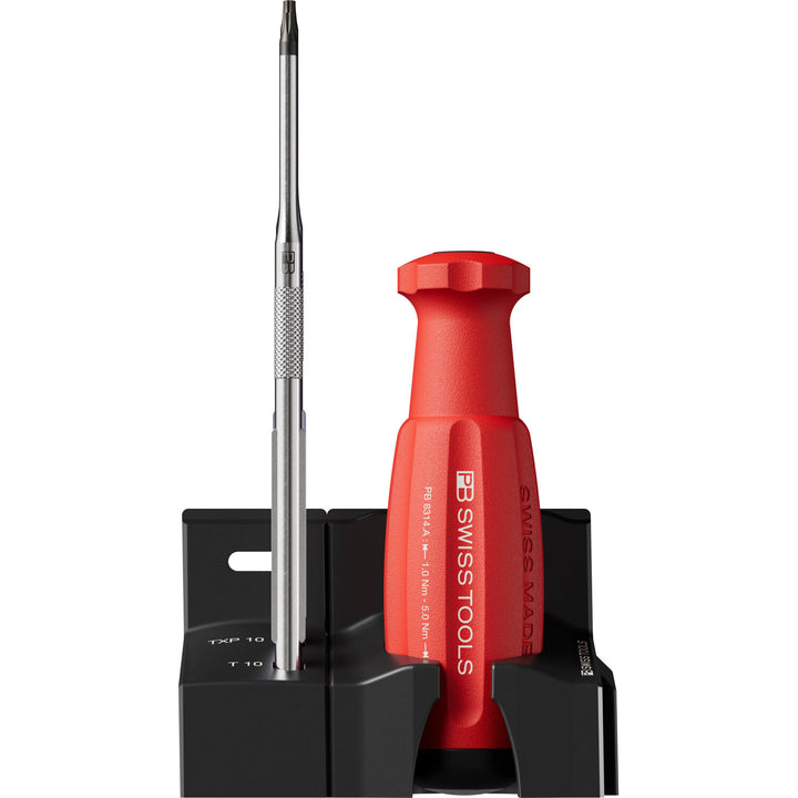 PB Swiss Tools PB 8314.A 2,0 Set MecaTorque Preset Torque Handle, Set In Holder