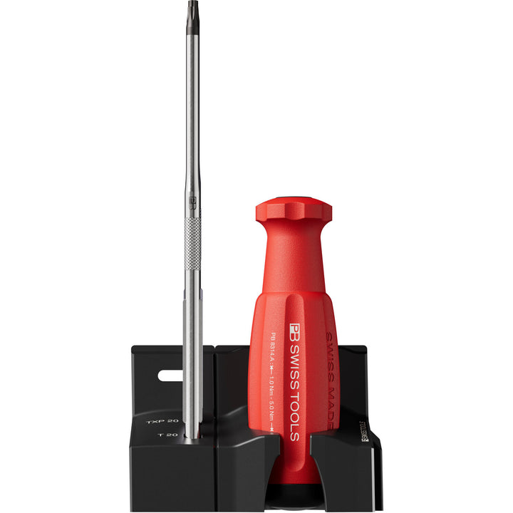 PB Swiss Tools PB 8314.A 5,0 Set MecaTorque Preset Torque Handle, Set In Holder