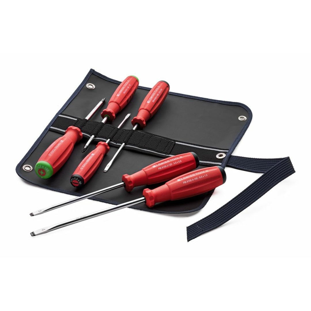 PB Swiss Tools PB 8562.SU GY SwissGrip Screwdriver set, 6 Pieces