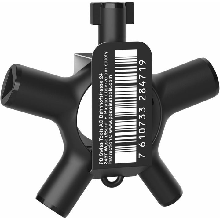 PB Swiss PB 900.V02 Universal Cabinet Key with Square, Triangular, Cutting Width, Double bit, 8 Pcs