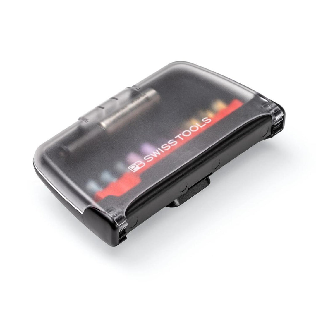 PB Swiss Tools PB C6.985 PrecisionBit, Design C 6.3 (1/4”), Set in BitCase, with Belt-Clip