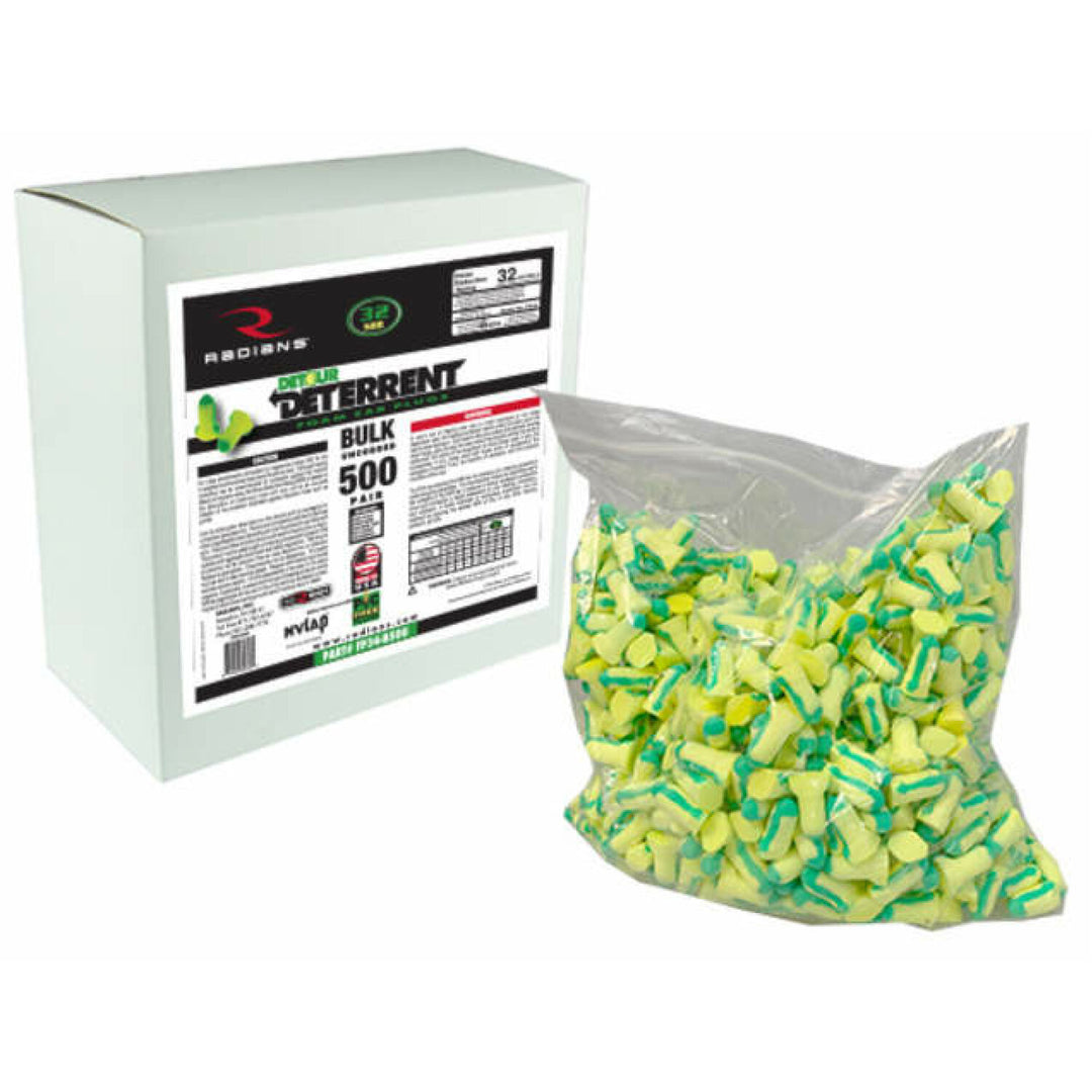 Radians FP34-B500 Deterrent 32 Disposable Uncorded Earplug Dispenser Refill - 500 Pair