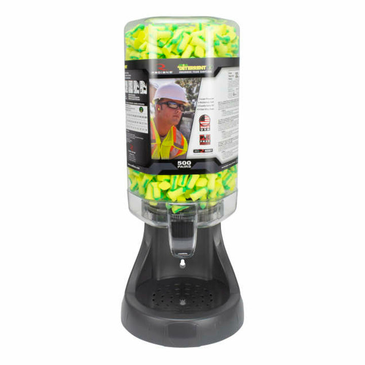 Radians FPD-500L34 Refillable Dispenser with Deterrent FP34 Plugs - 500 Pair