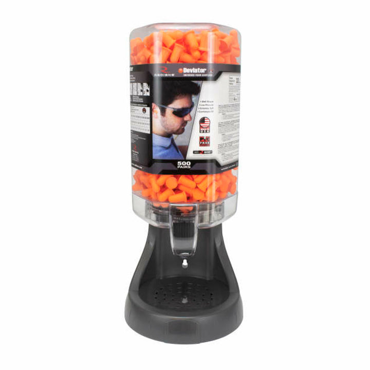 Radians FPD-500L80 Refillable Dispenser with Deviator FP80 Plugs - 500 Pair