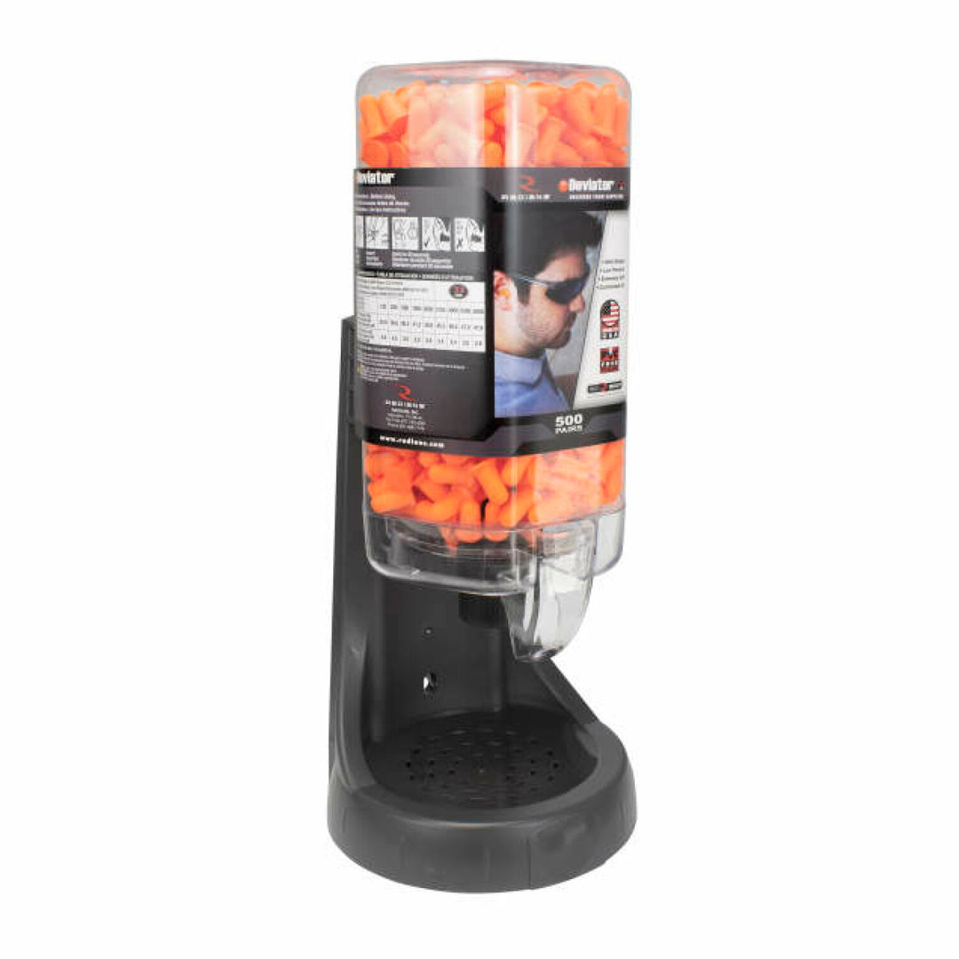 Radians FPD-500L80 Refillable Dispenser with Deviator FP80 Plugs - 500 Pair
