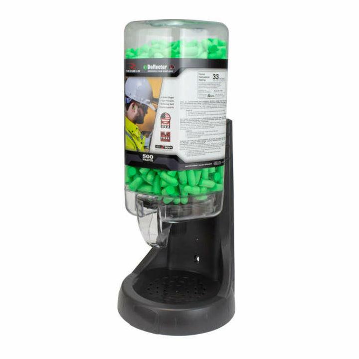 Radians FPD-500L90 Refillable Dispenser with Deflector FP90 Plugs - 500 Pair