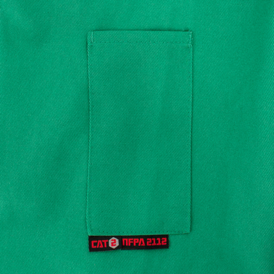 Radians FRCA-WCA VolCore Welding Front Snap Coverall - Green