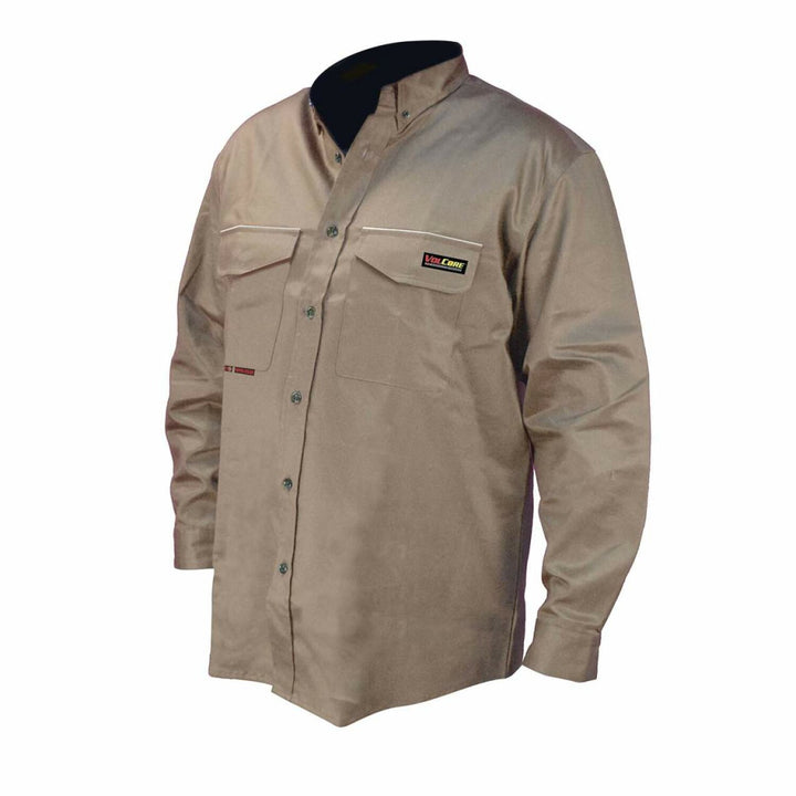 Radians FRS-001 VolCore® Long Sleeve Button Down FR Shirt - Khaki