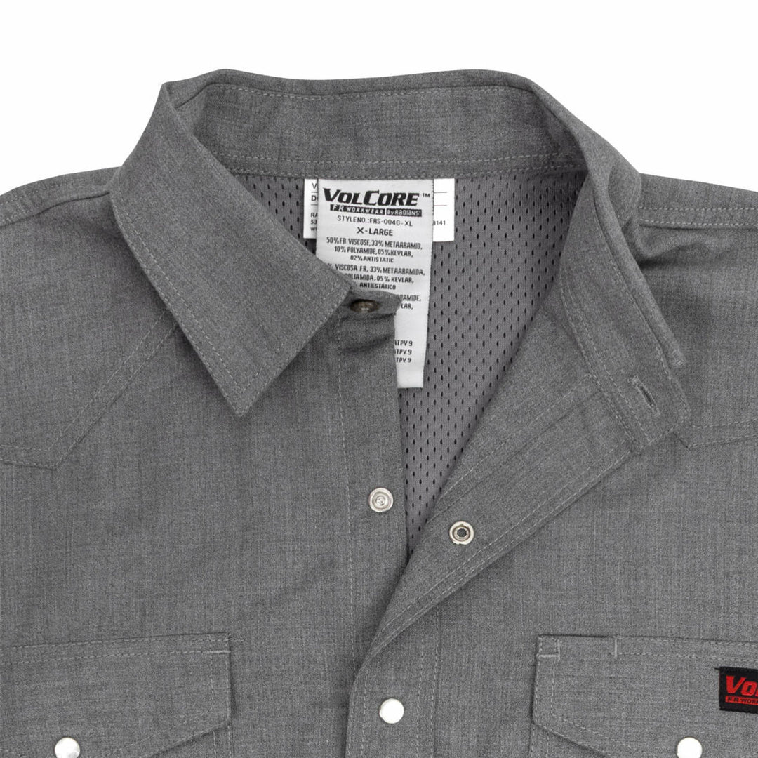 Radians FRS-004 VolCore CAT 2 Vented Pearl Snap FR Shirt