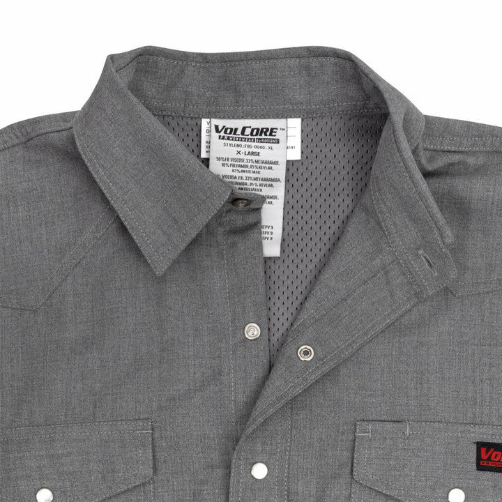 Radians FRS-004 VolCore CAT 2 Vented Pearl Snap FR Shirt