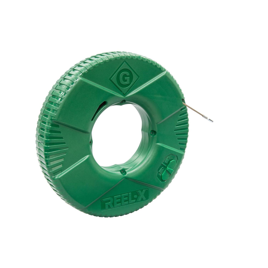 Greenlee FTXS-125BP 125' REEL-X 1/8" Steel Fish Tape (Bulk Pack)