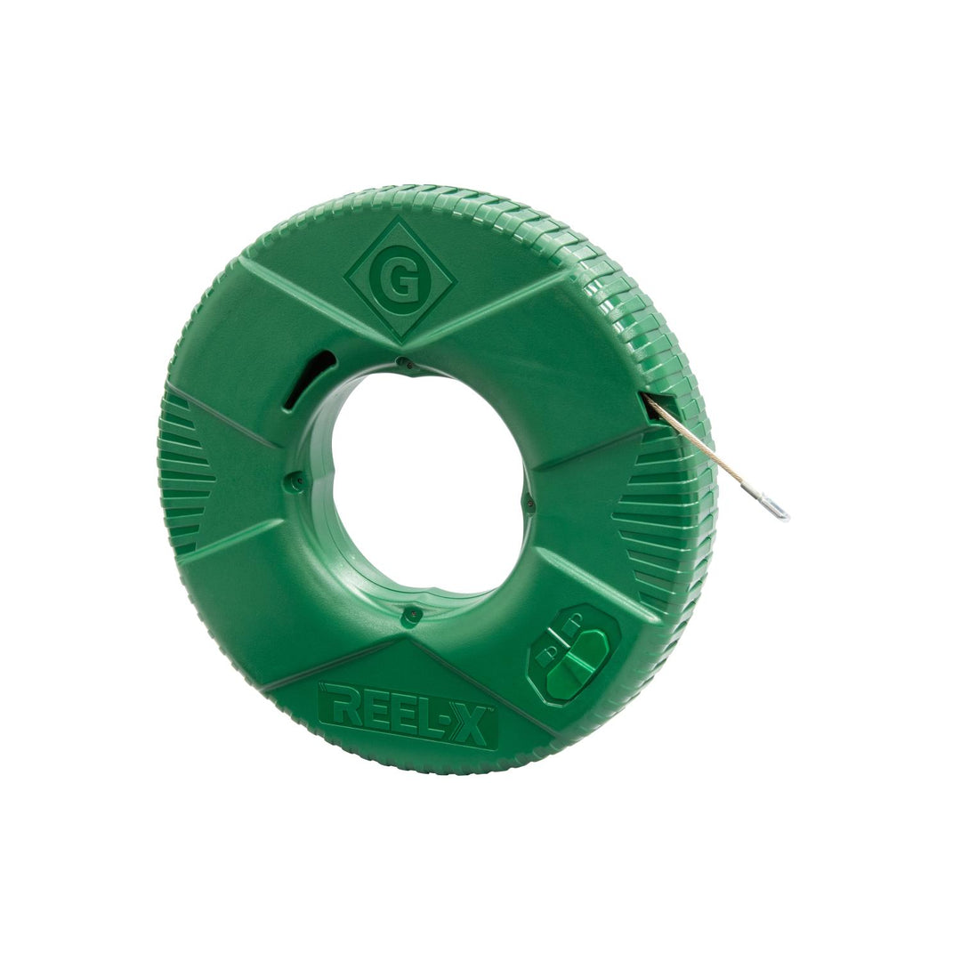 Greenlee FTXS-65BP 65' REEL-X 1/8" Steel Fish Tape (Bulk Pack)