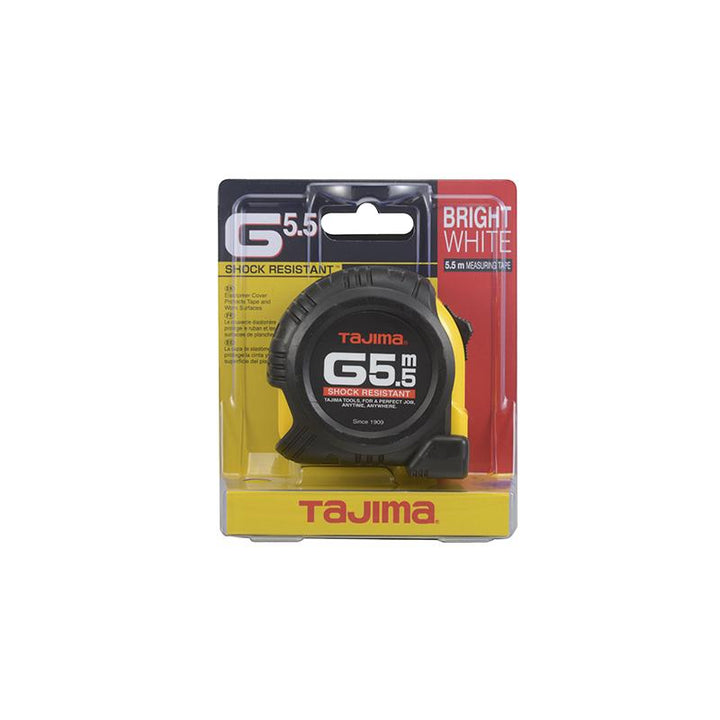 Tajima Tool G-5.5MBW G-Series, Metric Scale 5.5m x 1 inch Steel Blade