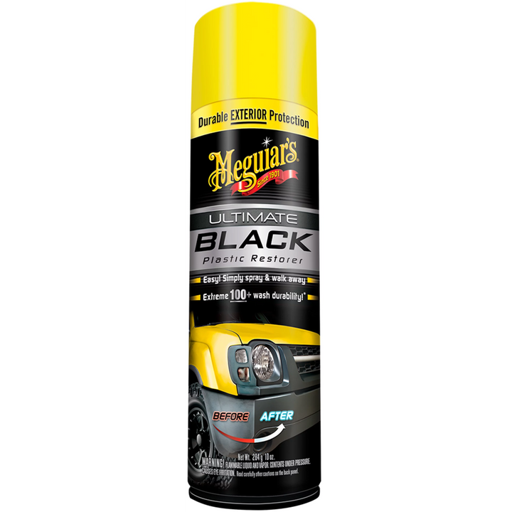 Meguiar's G16910 Ultimate Black Plastic Restorer Aerosol
