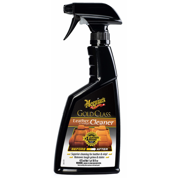 Meguiar's G18516 Gold Class Leather & Vinyl Cleaner, 16 .oz, Spray