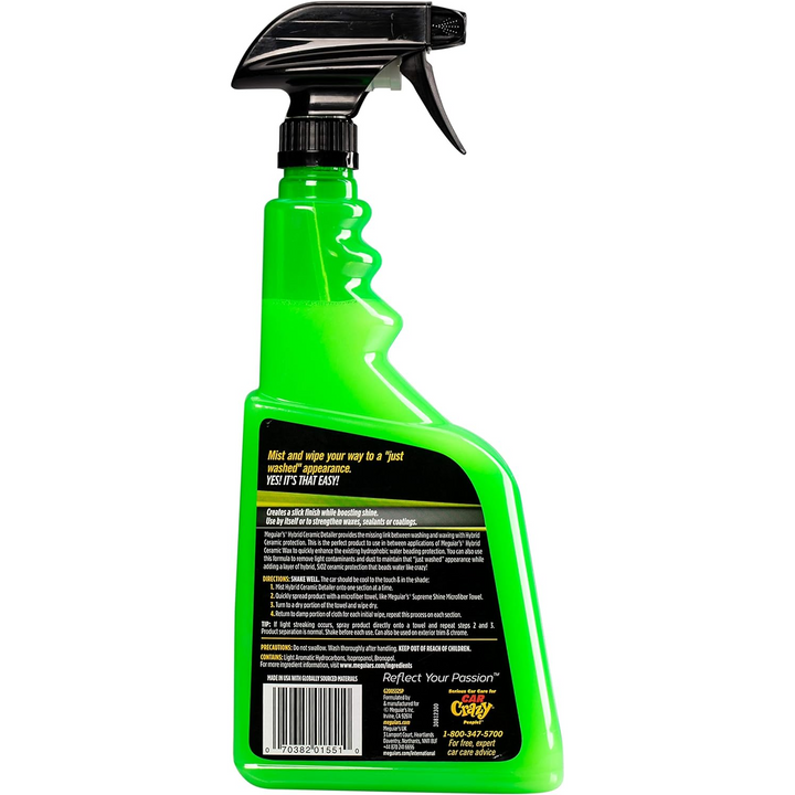 Meguiar’s G200526 Hybrid Ceramic Detailer, 26 .oz