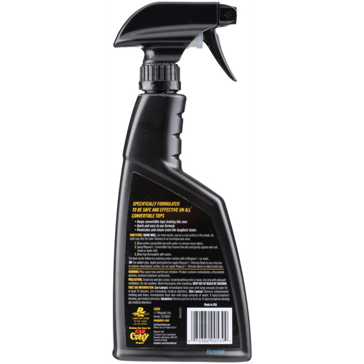 Meguiar's G2016 Convertible Top Cleaner, 16 .oz