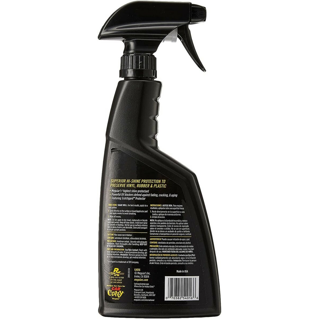 Meguiar's G4016 Supreme Shine Protectant, 16 .oz, Spray