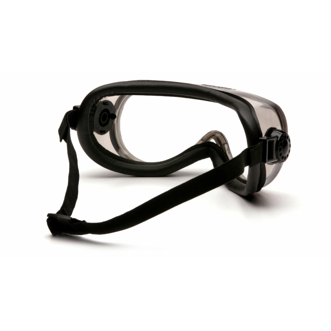 Pyramex G404T Goggles - Clear H2X Anti-Fog Top Shelf Chemical Splash Goggle with Foam Padding