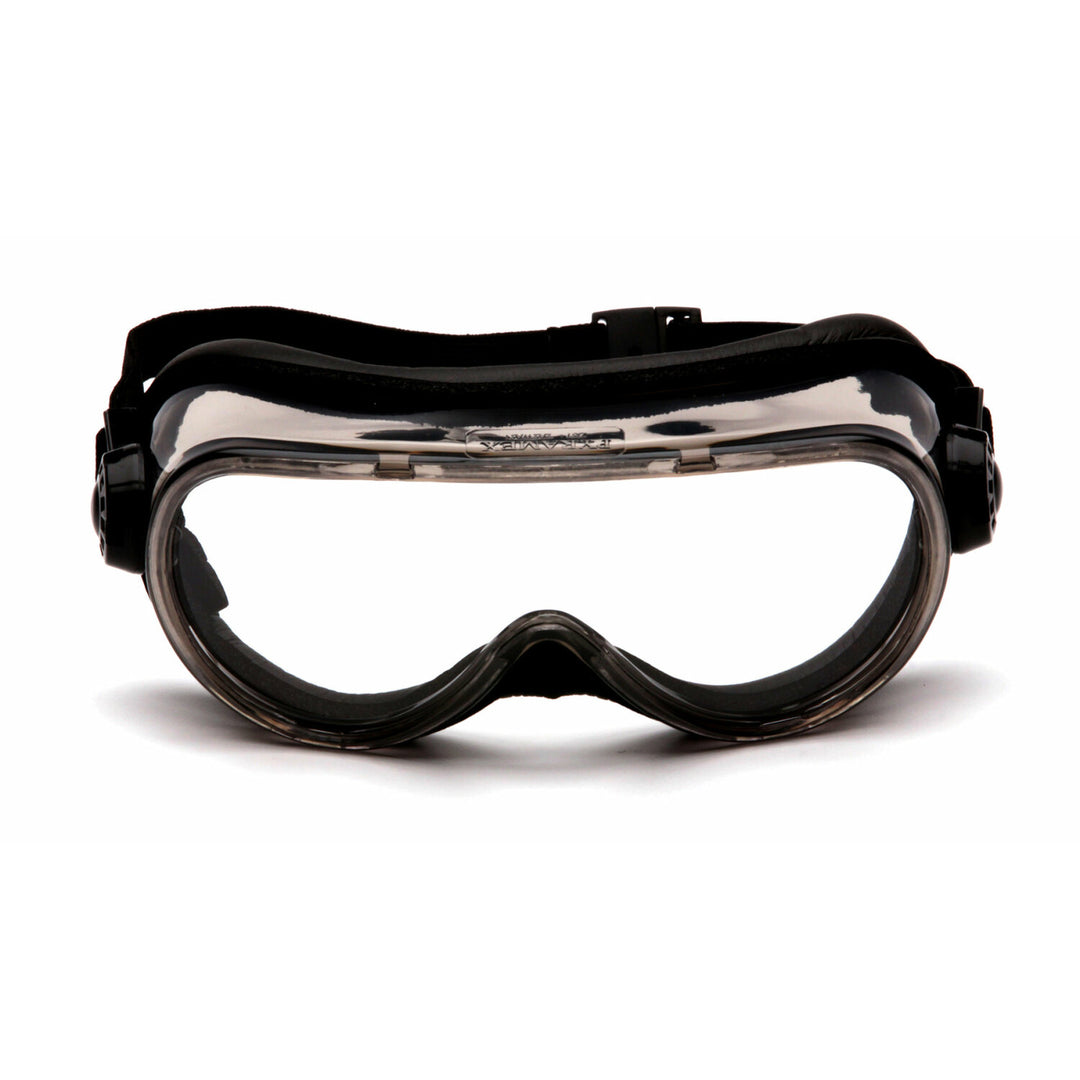 Pyramex G404T Goggles - Clear H2X Anti-Fog Top Shelf Chemical Splash Goggle with Foam Padding