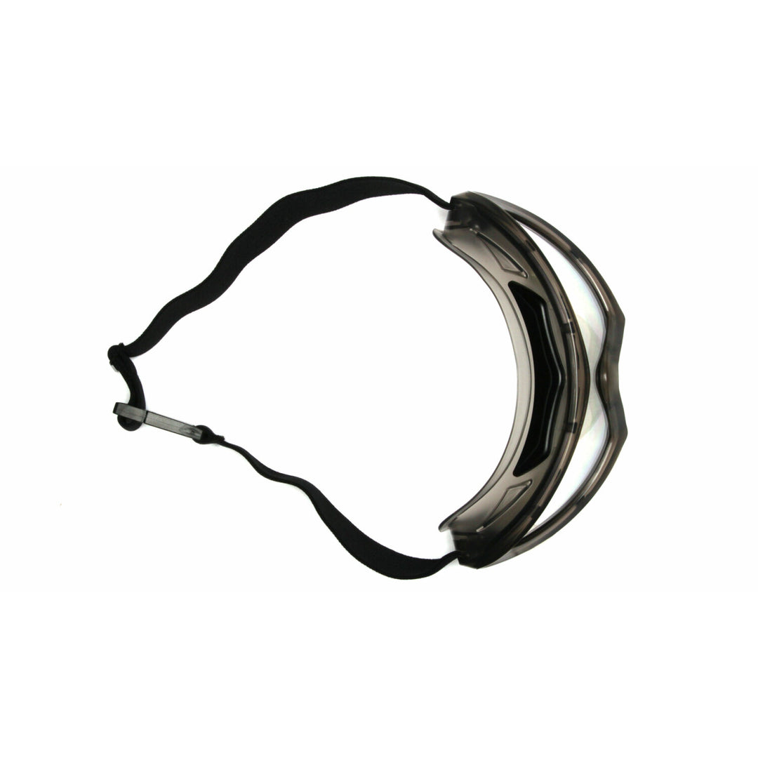 Pyramex G504DT Capstone - Direct/Indirect-Gray Frame/Clear Anti-Fog Dual Lens