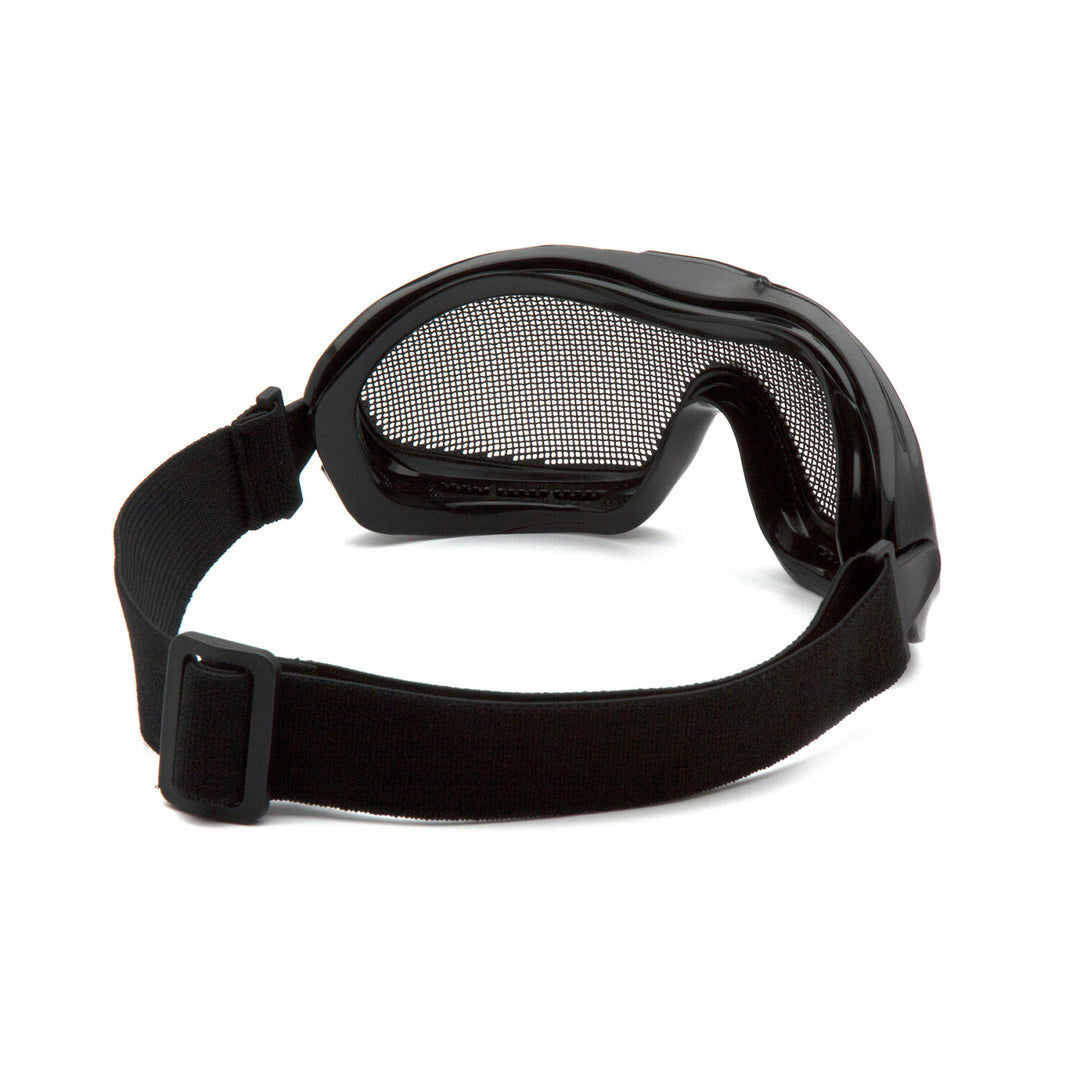 Pyramex G9WMG Wire Mesh Goggle - Black goggle With Single Wire Mesh Lens