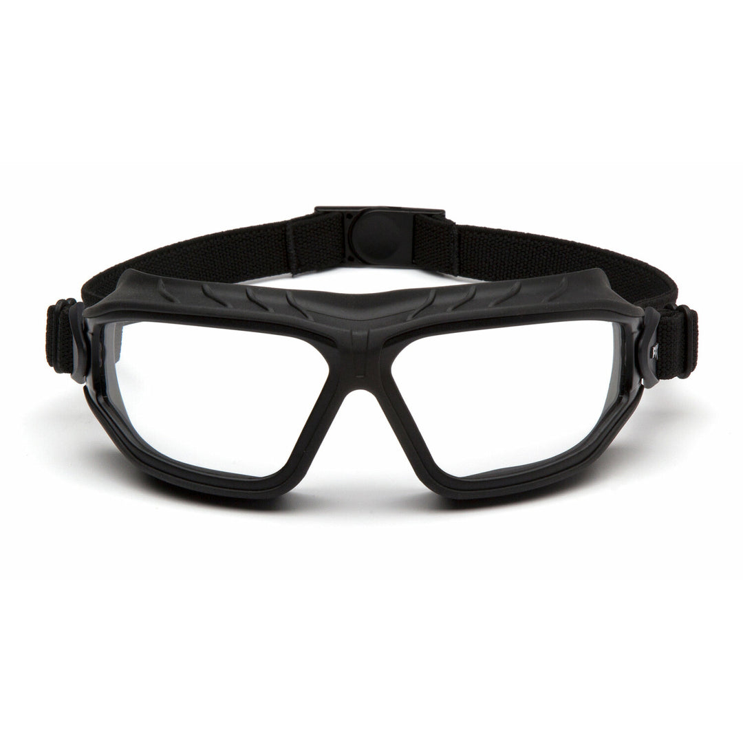 Pyramex GB10010TM Clear H2MAX Anti-Fog Lens with Black Strap